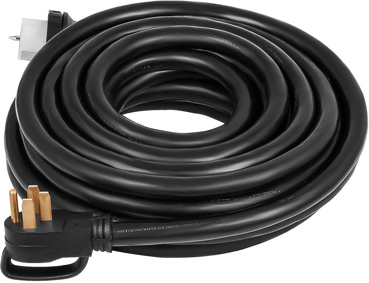 image:imageVEVOR 50FT 50 Amp Generator Extension Cord STW 45446 45505 125V 250V Generator Power Cord N1450P amp SS250R amp CS6364 Twist Lock Connectors20 FT