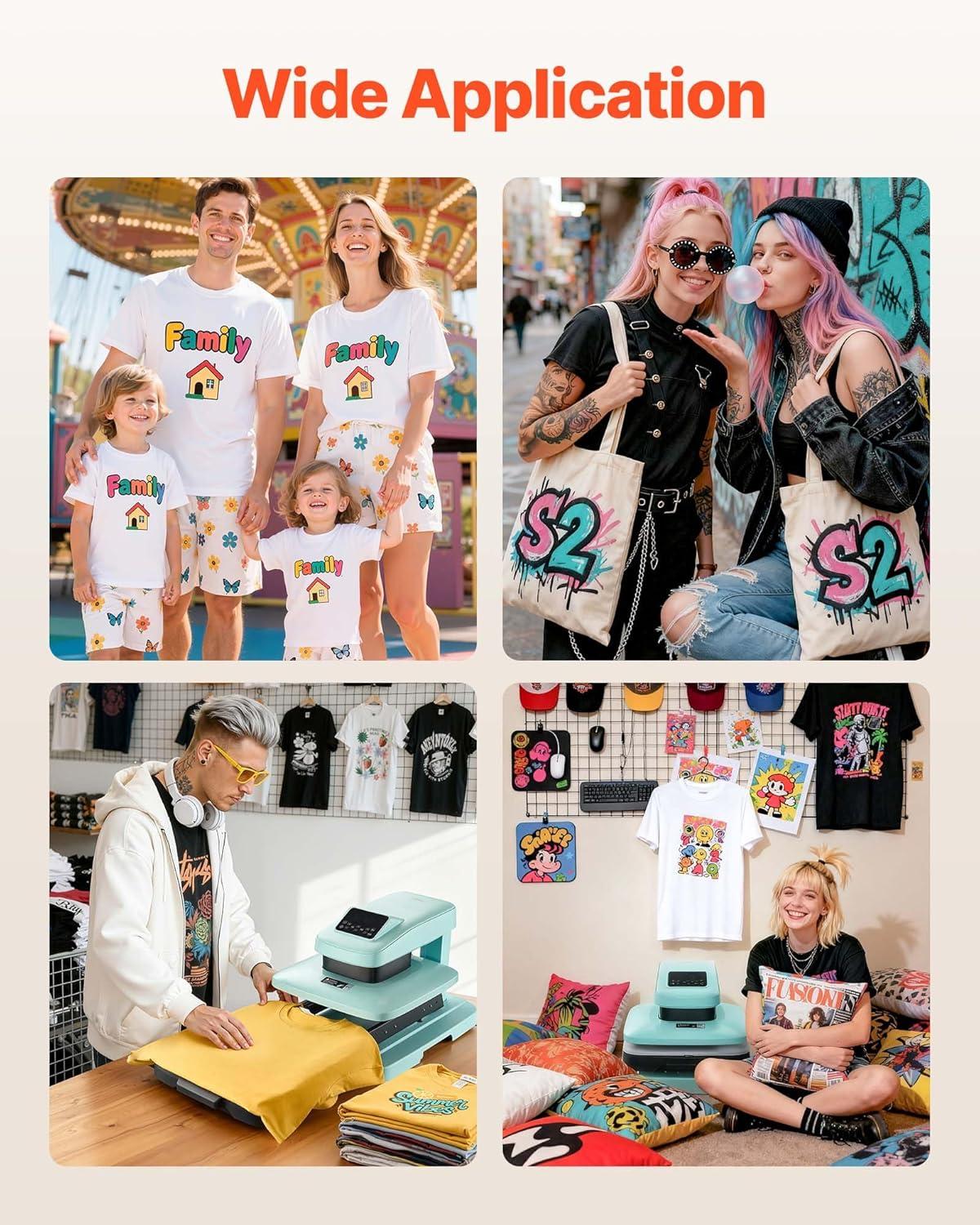image:imageVEVOR Auto Heat Press Machine 15 x 15 inch TShirt Press Machine with Auto Release and Adjustable Pressure Digital Display Rapid Heating for Sublimation Vinyl Heat Transfer Projects GreenHeat PressGreen