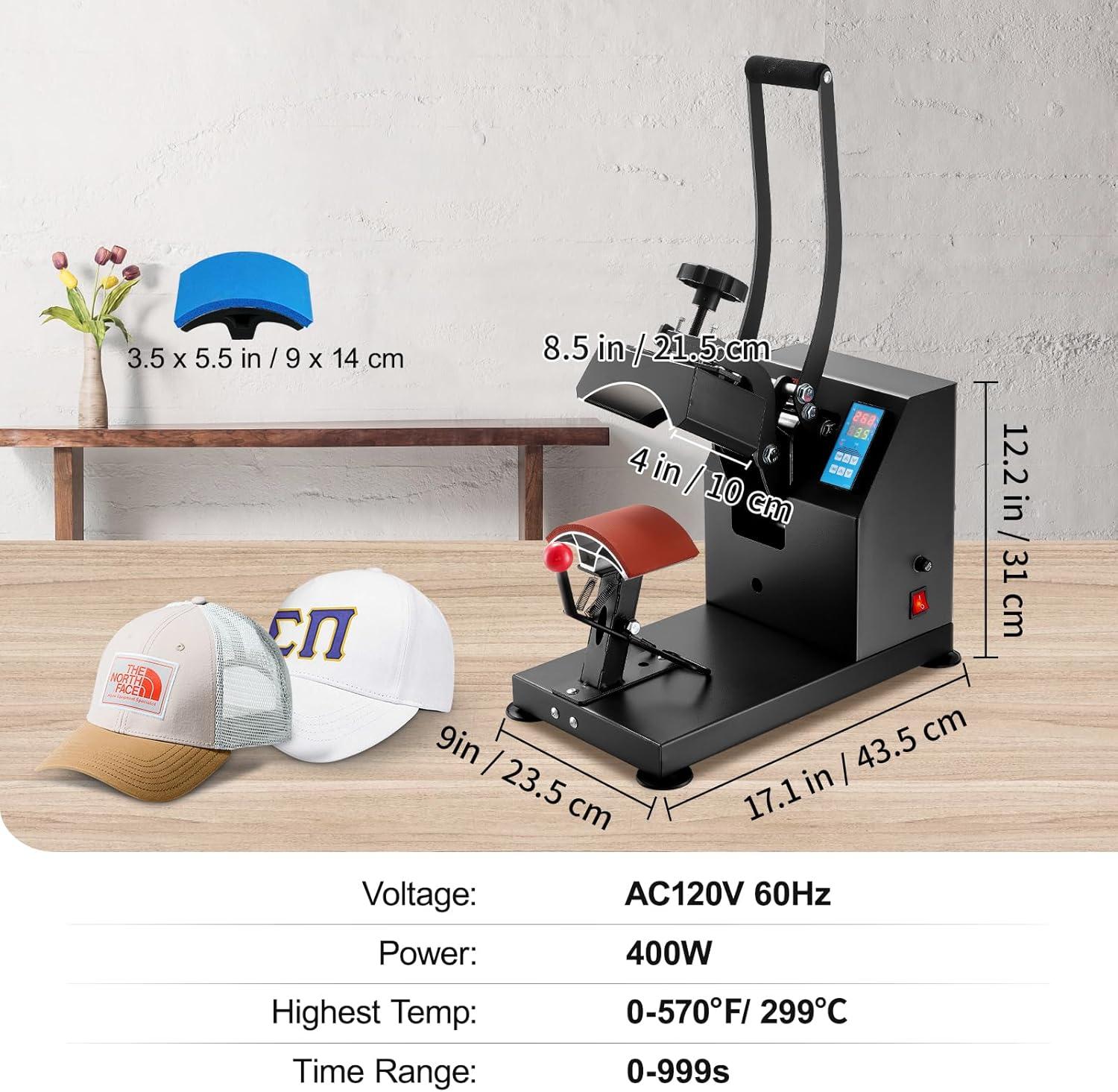 image:imageVEVOR Auto Heat Press Machine 15 x 15 inch TShirt Press Machine with Auto Release and Adjustable Pressure Digital Display Rapid Heating for Sublimation Vinyl Heat Transfer Projects GreenHeat Press HatBlack