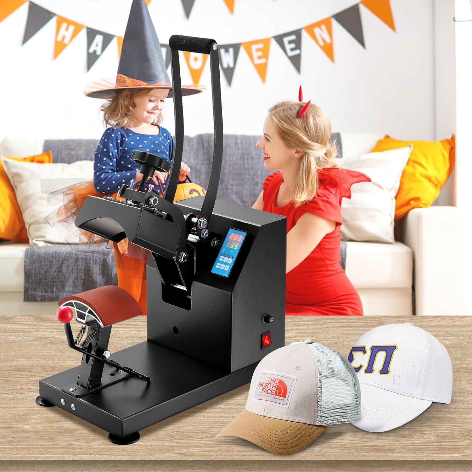 image:imageVEVOR Auto Heat Press Machine 15 x 15 inch TShirt Press Machine with Auto Release and Adjustable Pressure Digital Display Rapid Heating for Sublimation Vinyl Heat Transfer Projects GreenHeat Press HatBlack