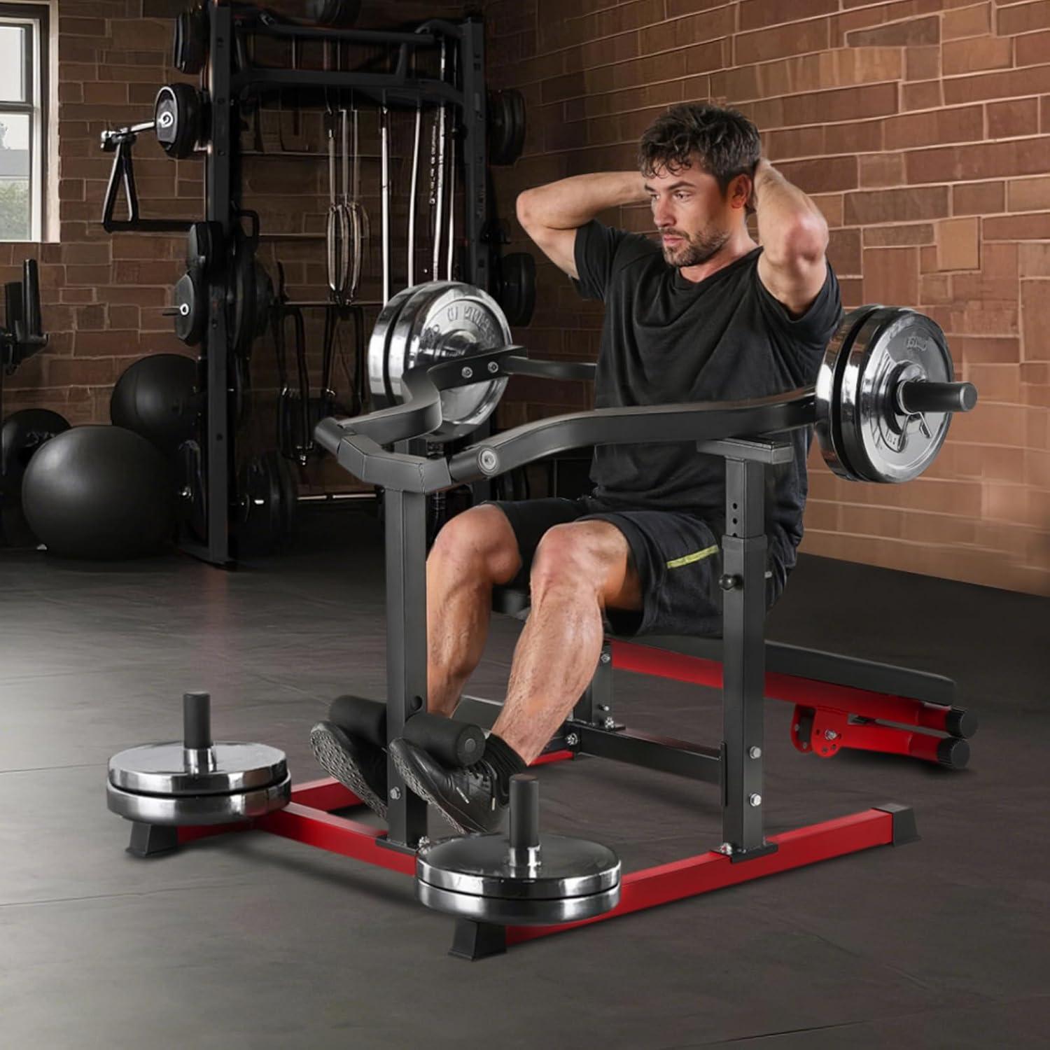 image:imageVEVOR Chest Press Machine Bench Press Set Adjustable Flat Incline Bench with Independent Converging Arms Upper Chest Equipment Fitness Home Gym Equipment ChestBench PressUp Down