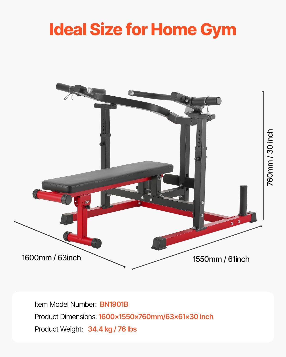 image:imageVEVOR Chest Press Machine Bench Press Set Adjustable Flat Incline Bench with Independent Converging Arms Upper Chest Equipment Fitness Home Gym Equipment ChestBench PressUp Down