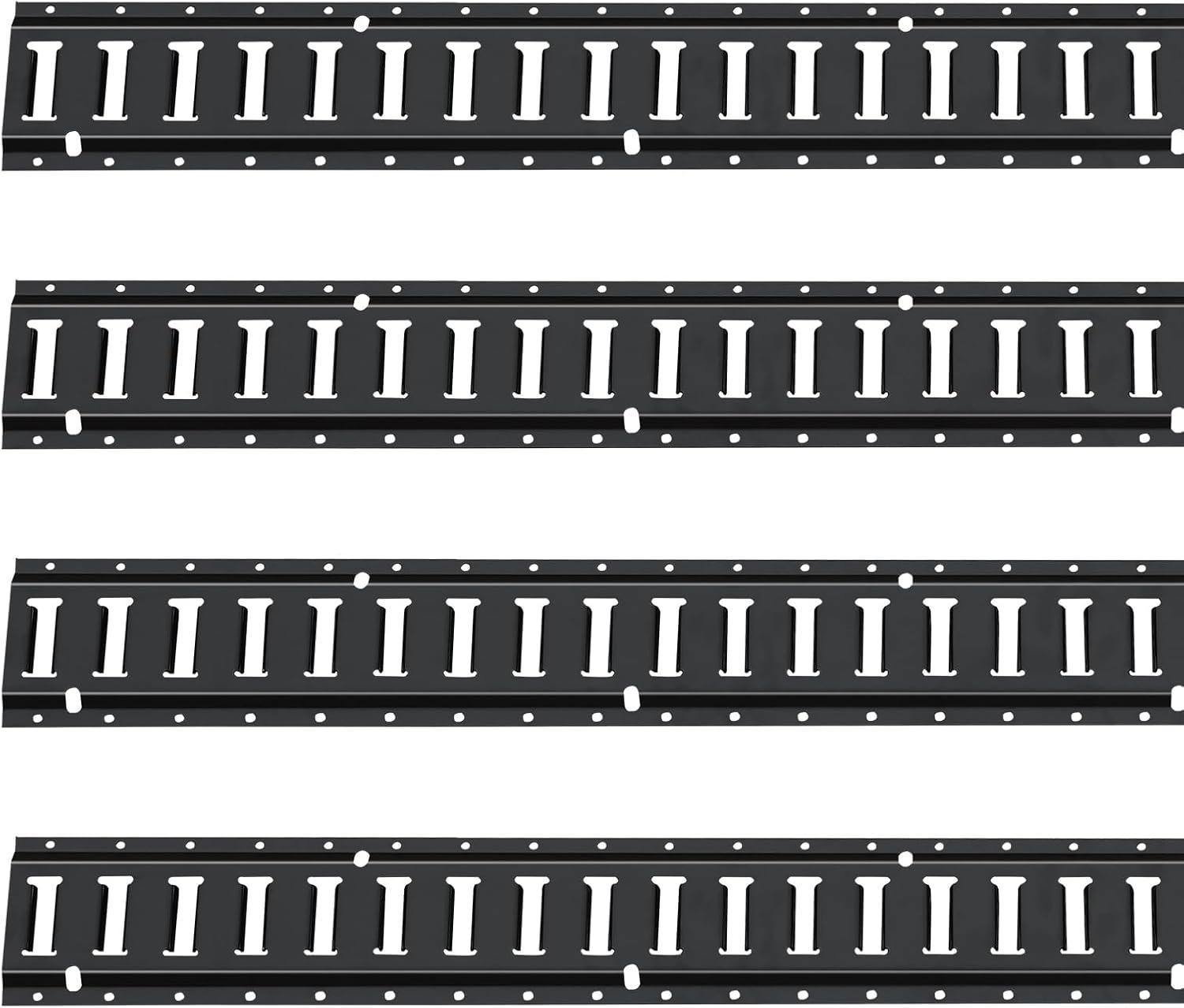 image:imageVEVOR E Track TieDown Rail Kit 32PCS 5FT ETracks Set Includes 8 Steel Rails amp 8 O Rings amp 8 TieOffs with DRing amp 8 End Caps Securing Accessories for Cargo Motorcycles and Bikes5FT28Pcs