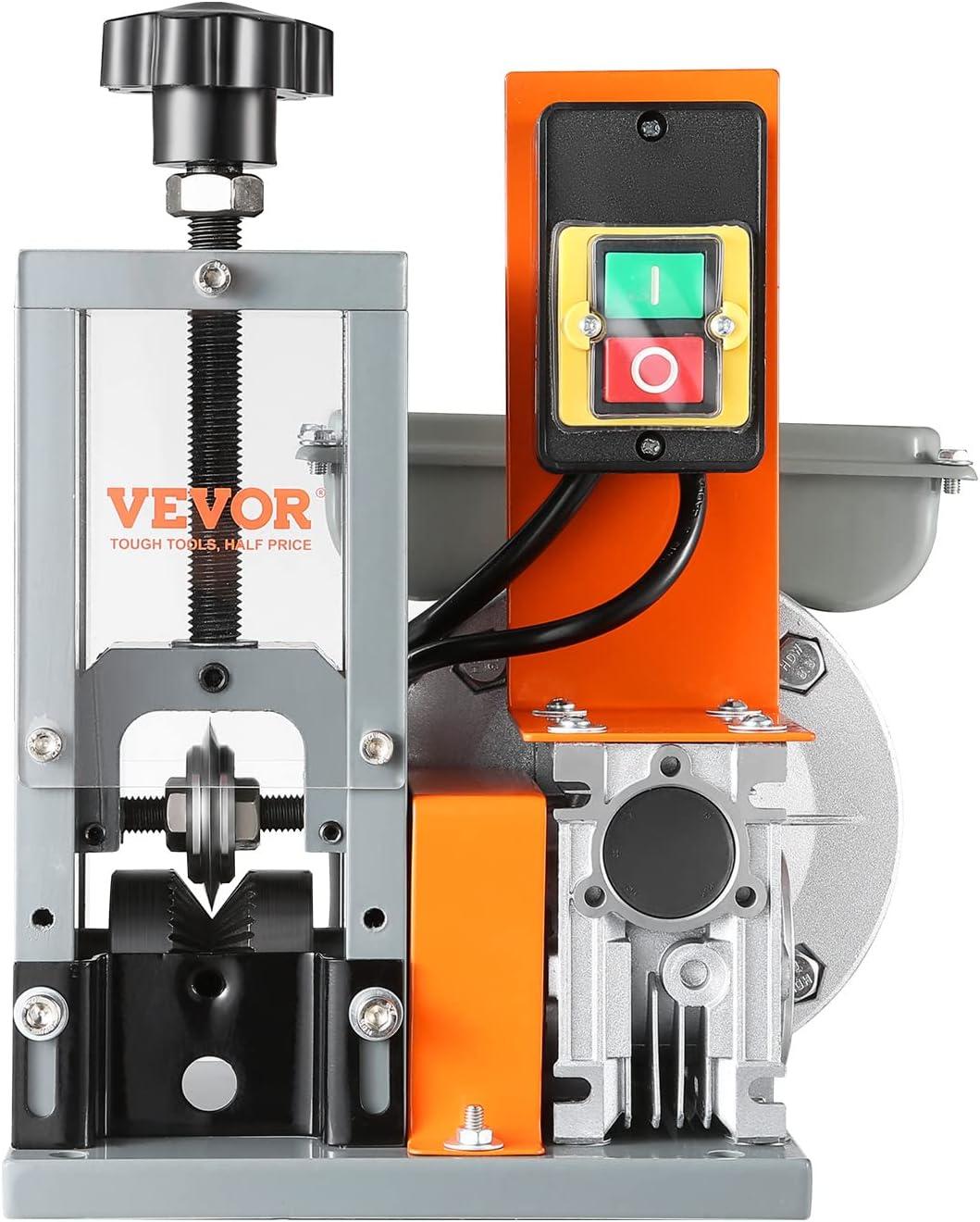 image:imageVEVOR Electric Wire Stripping Machine 006118 Automatic Wire Stripper 180 W 60 ftmin with Visible Stripping Depth Reference Electric Wire Stripper Copper Stripper
