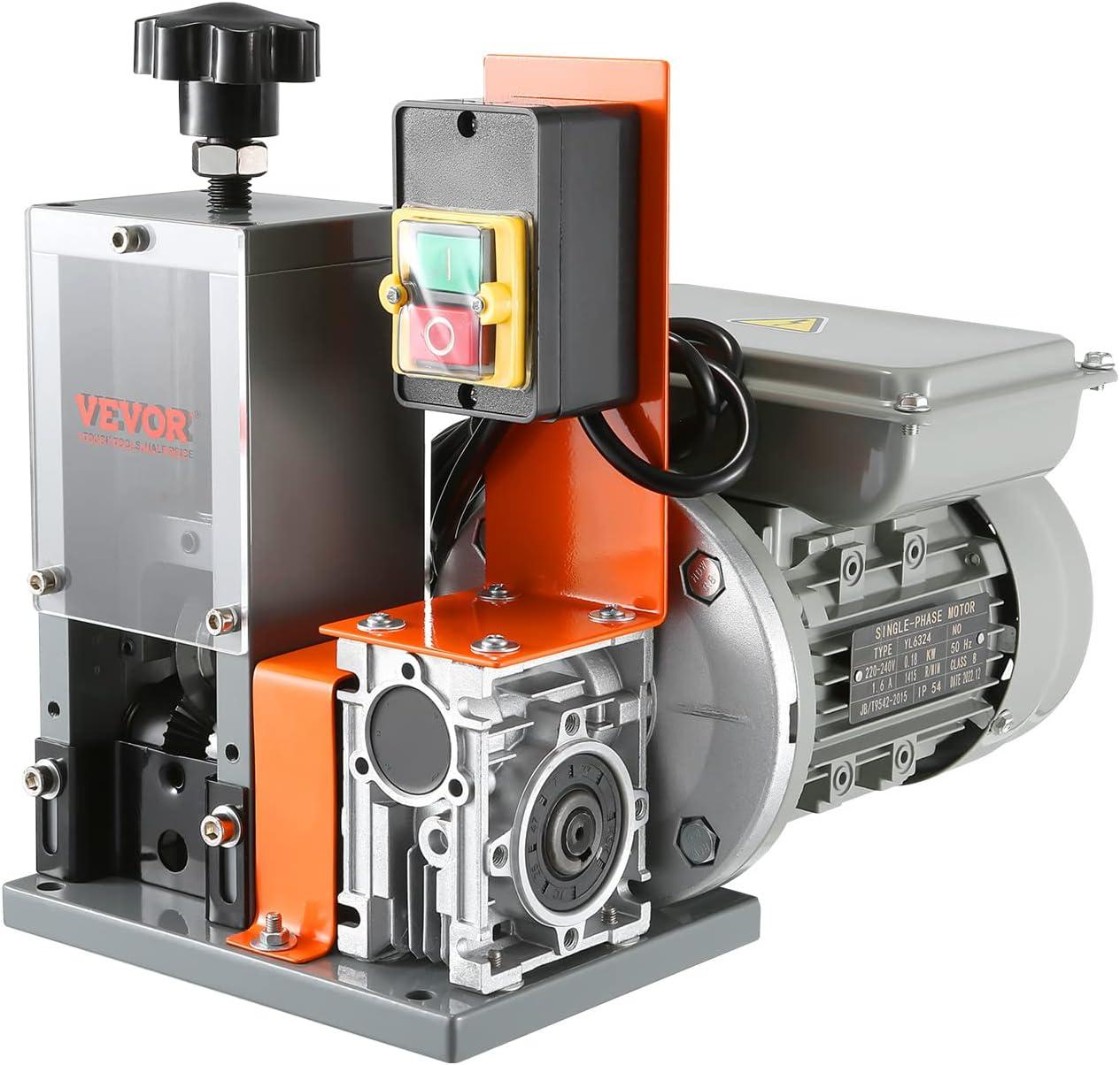 image:imageVEVOR Electric Wire Stripping Machine 006118 Automatic Wire Stripper 180 W 60 ftmin with Visible Stripping Depth Reference Electric Wire Stripper Copper Stripper