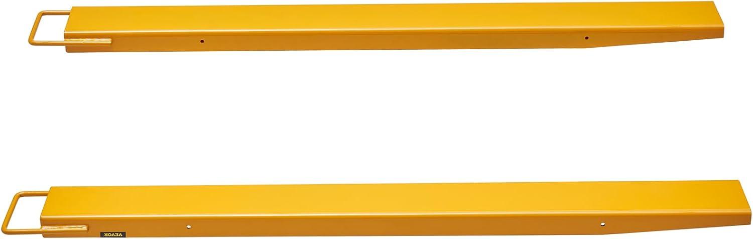 image:imageVEVOR Forklift Extensions 96 Inch Pallet Fork Extensions 45 Inch Width Heavy Duty Fork Extensions for Forklifts 1 Pair Forklift Extensions for Forklift Truck60 x 45 Inch