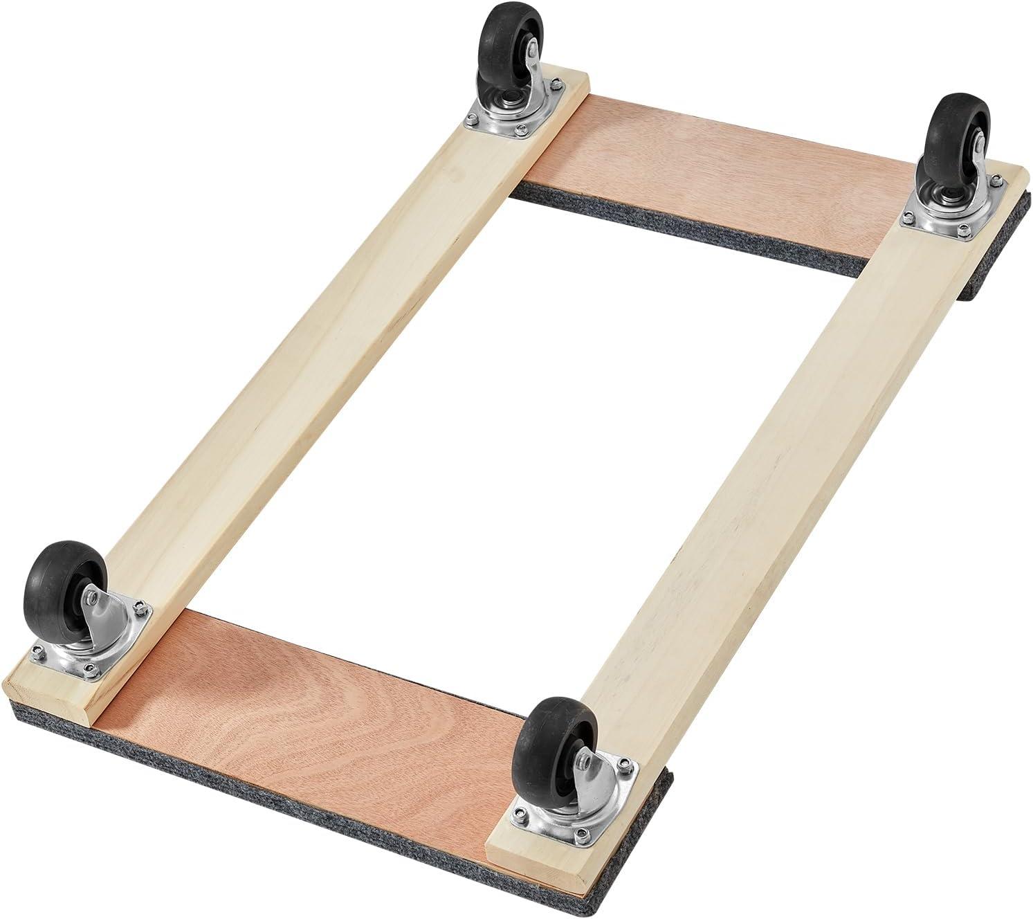 image:imageVEVOR Furniture Dolly 4 Pack 6Inch Steel TriDolly with 360 PP Swivel Wheels and NonSlip Cap 3 Wheels Furniture Lift Mover Tool Set for Moving Heavy Furniture Refrigerator Sofa30in x 18in1 Pack