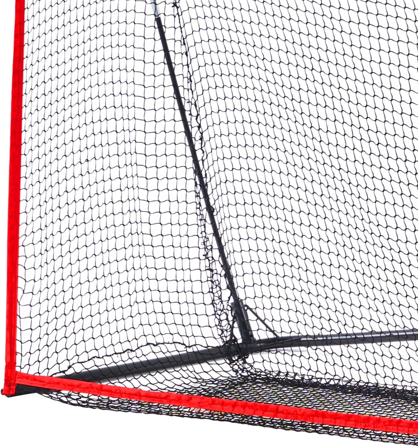 image:imageVEVOR Golf Practice Net Indoor Hitting Net for Baseball Hockey Soccer Heavy Duty Nylon DIY Ball Net Sports Netting Barrier for Backyard Driving Training Swing10x7Ft Golf Net