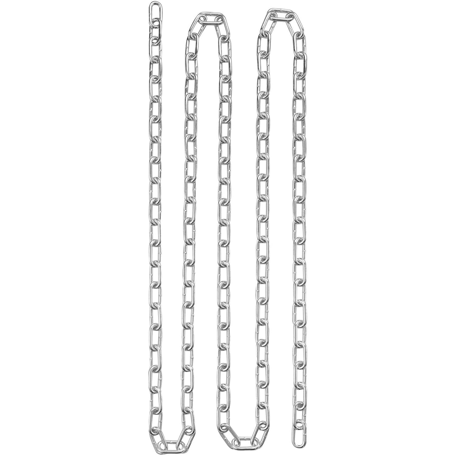 image:imageVEVOR Grade 30 Chain 14 Inch by 100Ft Length Grade 30 Proof Coil Chain Zinc Plated Grade 30 Chain for Towing Logging Agriculture and Guard Rails14 Inch x 100 Ft