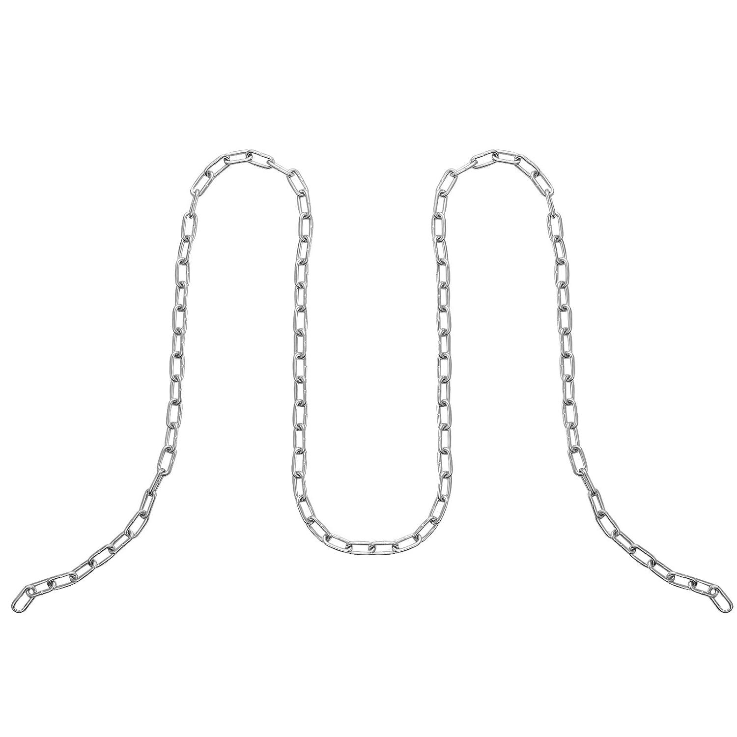 image:imageVEVOR Grade 30 Chain 14 Inch by 100Ft Length Grade 30 Proof Coil Chain Zinc Plated Grade 30 Chain for Towing Logging Agriculture and Guard Rails18 Inch x 100 Ft
