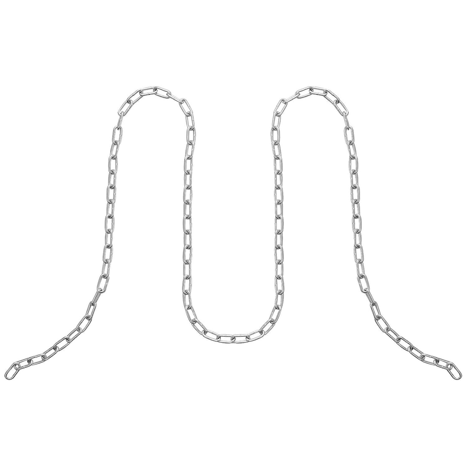 image:imageVEVOR Grade 30 Chain 14 Inch by 100Ft Length Grade 30 Proof Coil Chain Zinc Plated Grade 30 Chain for Towing Logging Agriculture and Guard Rails18 Inch x 33 Ft