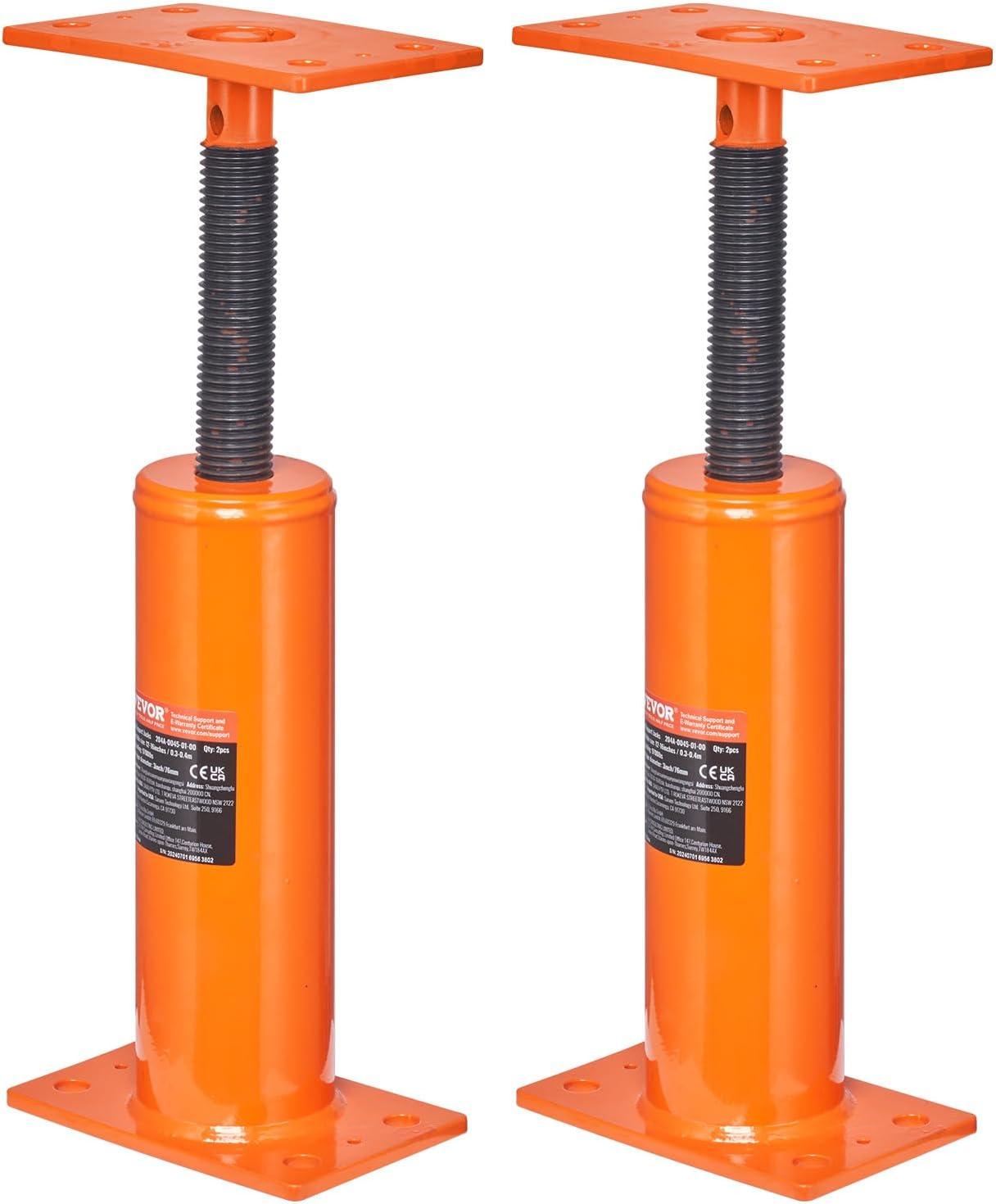 image:imageVEVOR House Floor Jack 54150 Height Range 11200 lbs Max Load Capacity Adjustable Support Beam Basement Jack Post Pole for Leveling Lift Support Steel Telescoping Jack for Temporary Support12162PCS