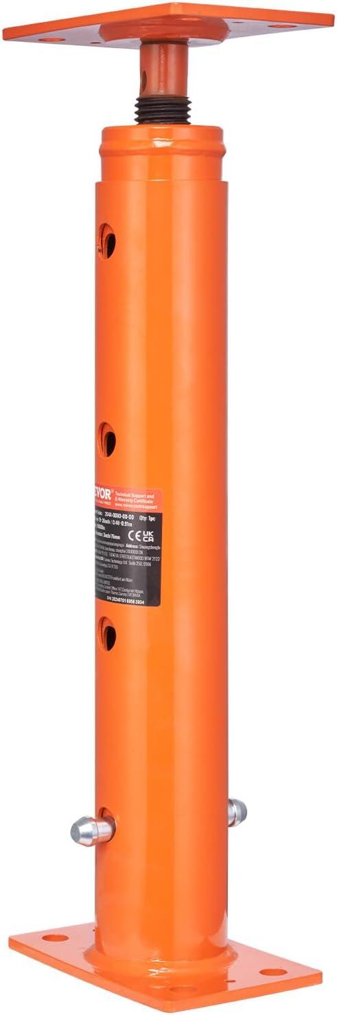 image:imageVEVOR House Floor Jack 56100 Height Range 18000 lbs Max Load Capacity Adjustable Support Beam Basement Jack Post Pole for Leveling Lift Support Steel Telescoping Jack for Temporary Support1936