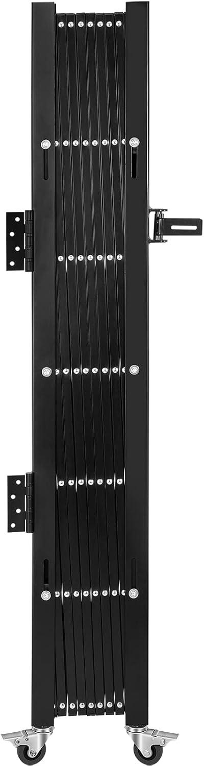 image:imageVEVOR Hx12W Double 12W Folding Security Gate 612 H x 12 W Black 78 Sq Ft87 H x 85 W