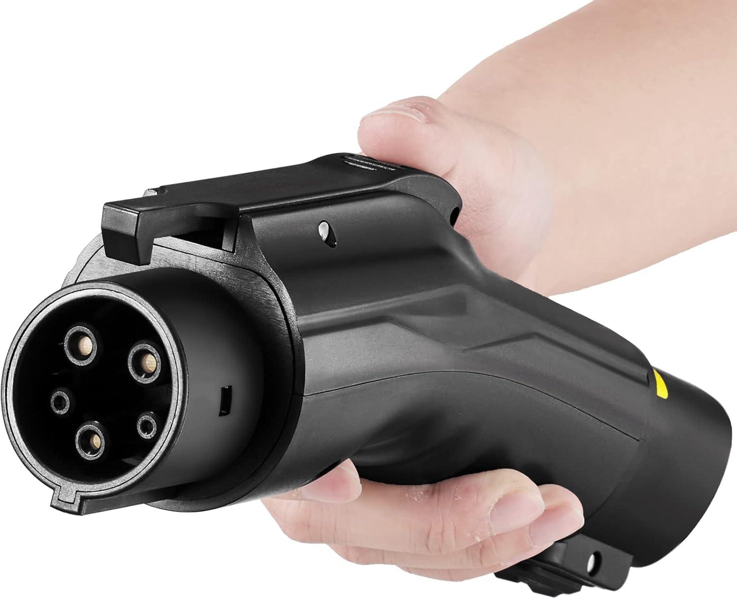 image:imageVEVOR J1772 to Tesla Charger Adapter 80 Amp 240V AC SAE J1772 EV Charging Adapter to Tesla Plug with Storage Bag AntiDrop Lock IP65 Compatible with Tesla Model 3 Y S XTesla to J1772 48A