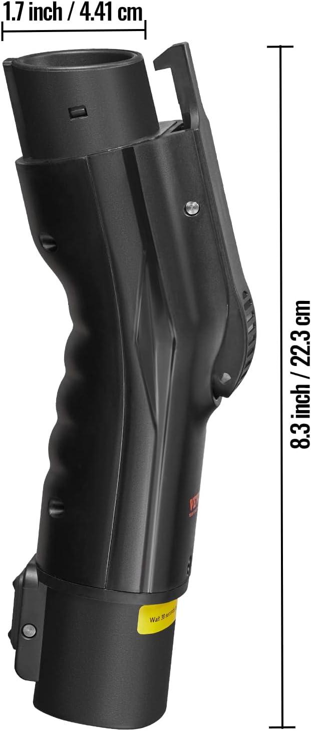 image:imageVEVOR J1772 to Tesla Charger Adapter 80 Amp 240V AC SAE J1772 EV Charging Adapter to Tesla Plug with Storage Bag AntiDrop Lock IP65 Compatible with Tesla Model 3 Y S XTesla to J1772 48A