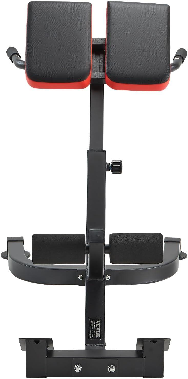 image:imageVEVOR Roman Chair Hyperextension Bench 300 lbs Adjustable Extension Machine MultiFunction Exercise Equipment for Glute Hamstring Lower Back and Ab Workout Fitness Weight Bench for Home Gym
