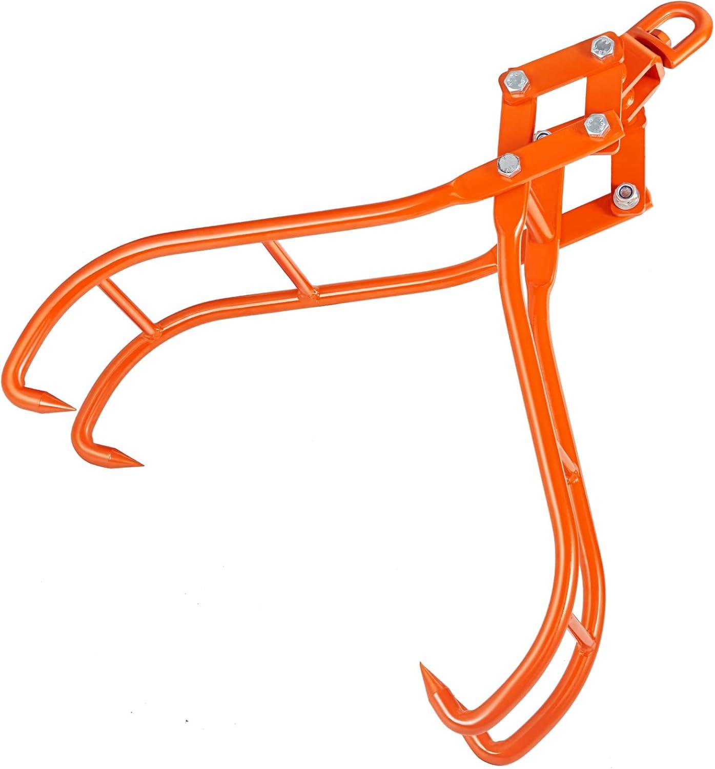 image:imageVEVOR Timber Claw Hook 28 inch 4 Claw Log Grapple Logging Tongs Swivel Steel Log Lifting Tongs 31 Max Opening Eagle Claws with 2205LBS1000kg Loading Capacity for Tractors ATVs Trucks Forklifts28inSwivel