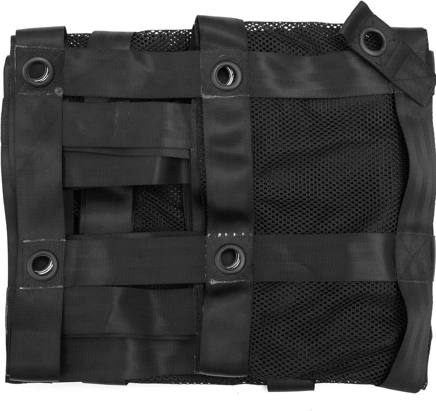 image:imageVEVOR Waterproof Cargo Net 96 in x 81 in Heavy Duty Truck Cargo NetWLL 700lbs 4 Adjustable Straps with Carabiners amp SHooks Truck Bed Cover for Trailer Pickup Boat Jeep SUV 675 x 8PP