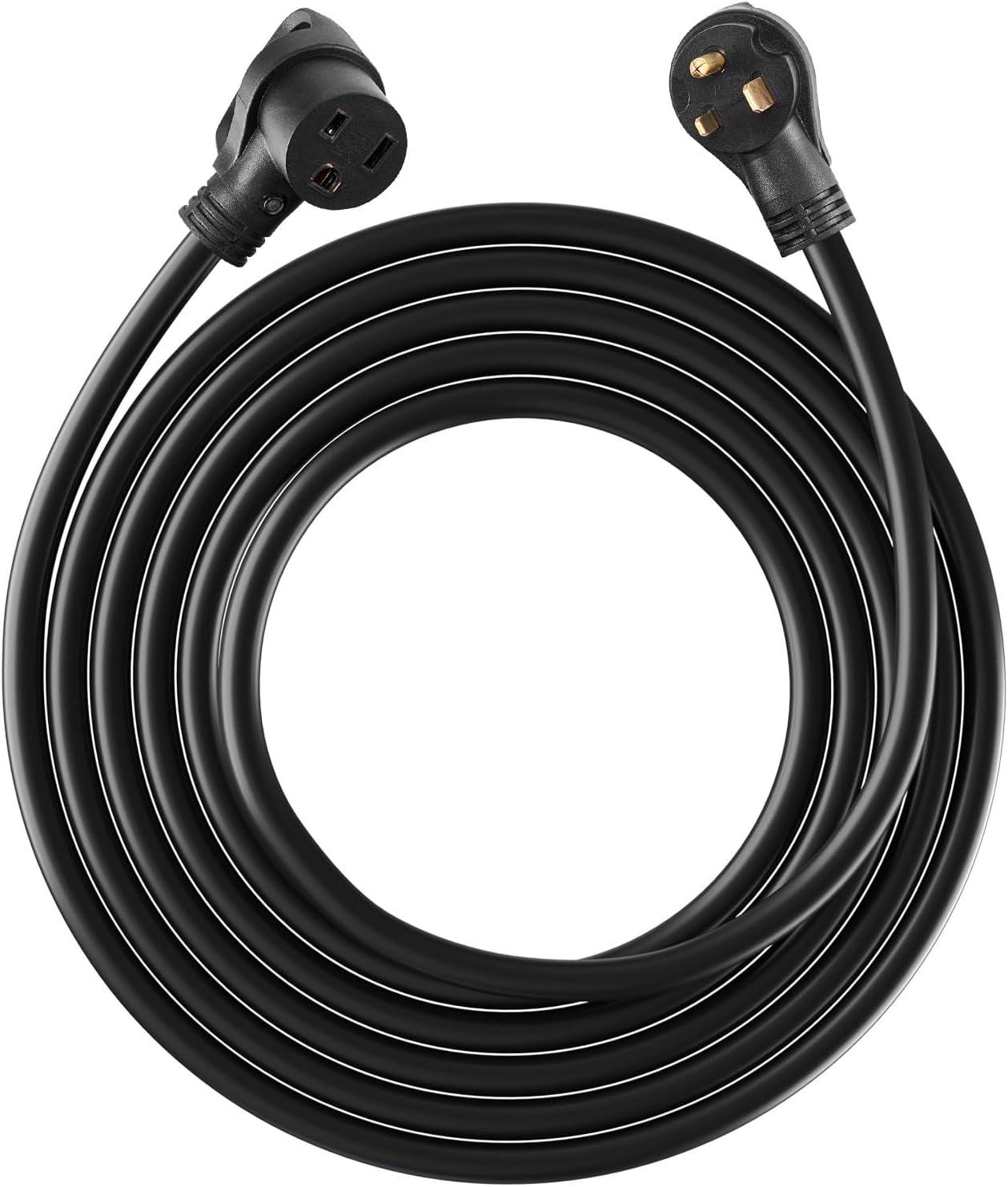 image:imageVEVOR Welder Extension Cord 30 Amp 50 Feet NEMA 650 Plug 103 AWG 3 Prong 250V 7500W Heavy Duty Welding Cable for MIG Lincoln Plasma Miller TIG10 AWG