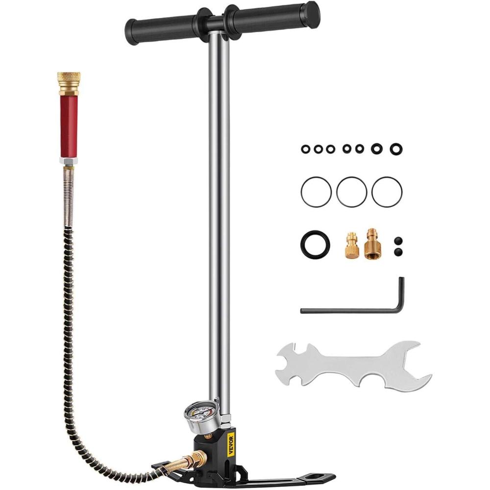 image:imageBestEquip Airgun PCP Pump 4500PSI High Pressure Hand Pump 3 Stage Pump Chamber PCP Air PumpPump