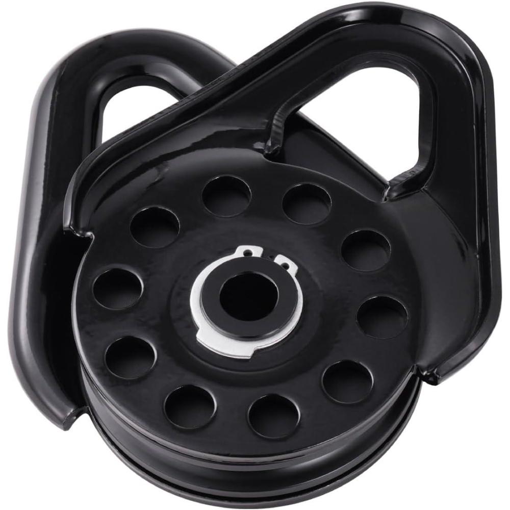 image:imageVEVOR 145 Ton Snatch Block for Winch Recovery Heavy Duty 32000 lbs Break Strength Work with 38 inch Rope Compact Offroad Recovery Accessory for Towing amp Recovery on Truck Tractor ATV amp UTVBlack