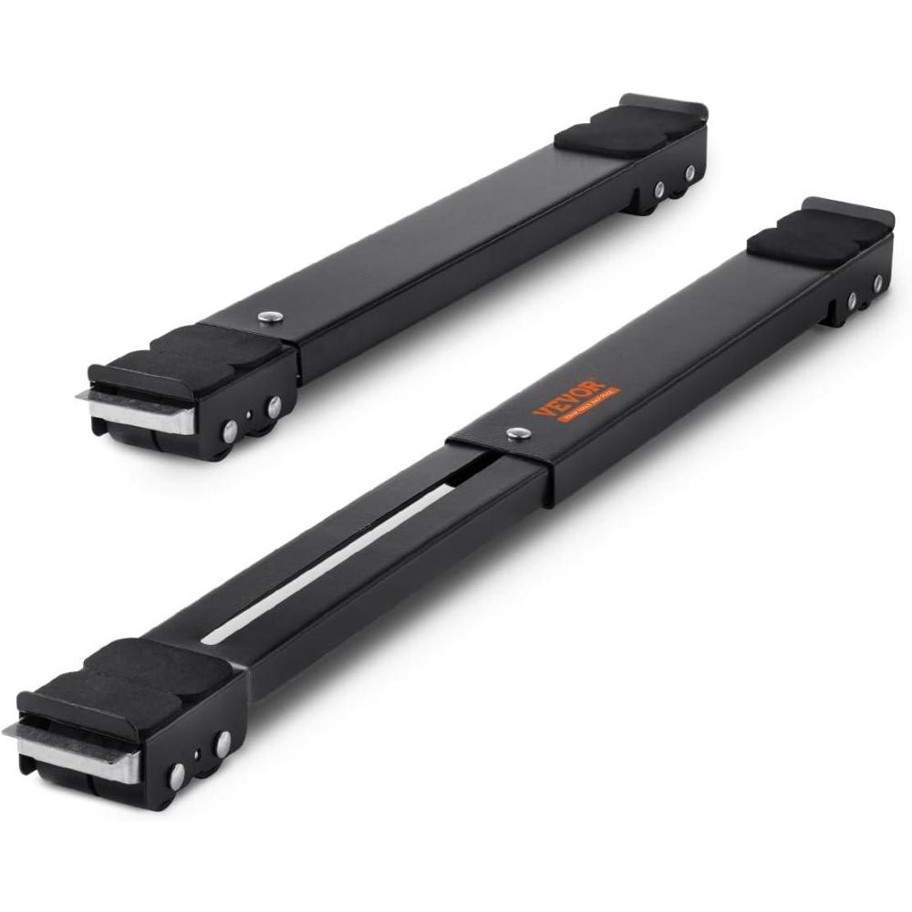 image:imageVEVOR Appliance Rollers Heavy Duty Extendable Appliance Rollers Mobile Washing Machine Base Mini Fridge Stand Moving Cart for Refrigerators Dryers Dishwashers WhiteBlack