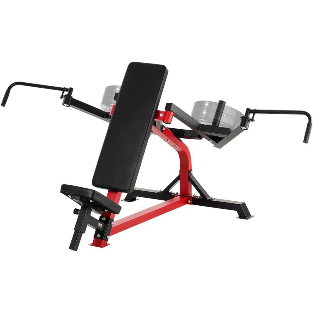 image:imageVEVOR Chest Press Machine Bench Press Set Adjustable Flat Incline Bench with Independent Converging Arms Upper Chest Equipment Fitness Home Gym Equipment ChestSeated PressIncline Press