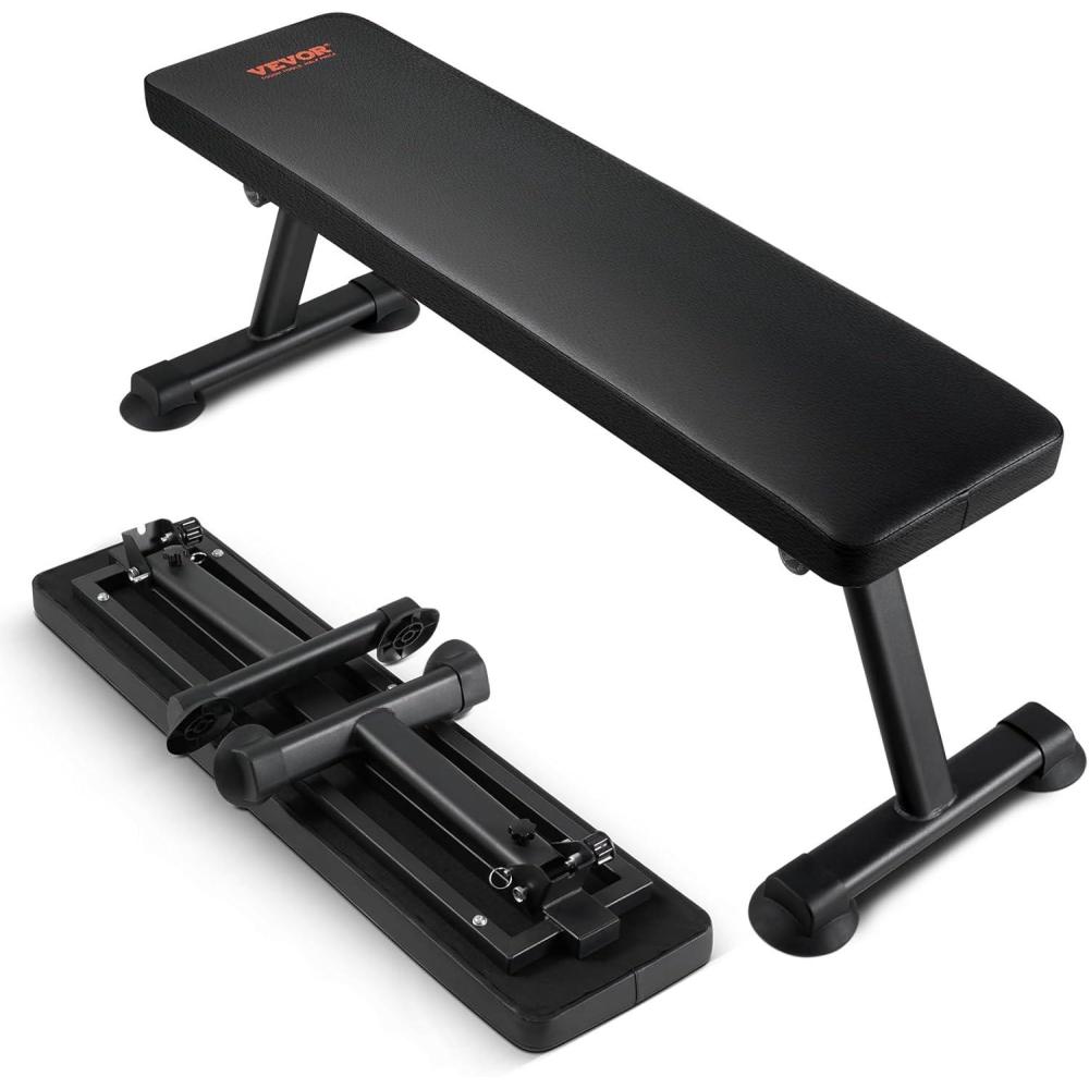 image:imageVEVOR Sit Up Bench Decline Ab Bench with Reverse Crunch Handle Adjustable Height Setting Heavy Duty Steel 5006001000 Lbs Capacity for Home Gym Workouts Strength Training Full Body MusclesFlat1000lbs