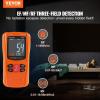 3-in-1 EMF Meter, 5Hz-6GHz, Handheld Rechargeable Electromagnetic Field Radiation Detector, Digital LCD EMF Tester for EF MF RF Home Inspections Outdoor Ghost Hunting 5G Cell Tower Temperature(3-in-1(Can detect 5G & Temperature))