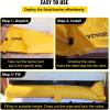 Flood Barrier, Flood Bags, Sandbag Alternative, Water Barrier for Flooding with Great Waterproof Effect, Reusable PVC Water Diversion Tubes, Lightweight Flood Barriers for Home, Door, Garage(24ft(l) * 6(h))