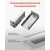 VEVOR 10 Pairs 22 Inch Soft Close Drawer Slides 14 16 18 20 22 24 Inch Heavy Duty Side Mount Rails,Ball Bearing Full Extension Noiseless Dresser Drawer Slides, 100 Lbs Load Capacity(10 Pairs without Soft Close)