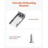 VEVOR 10 Pairs 22 Inch Soft Close Drawer Slides 14 16 18 20 22 24 Inch Heavy Duty Side Mount Rails,Ball Bearing Full Extension Noiseless Dresser Drawer Slides, 100 Lbs Load Capacity(10 Pairs without Soft Close)
