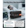 VEVOR 1000W Pure Sine Wave Inverter, DC 12V to AC 120V Power Inverter with 2 AC Outlets 1 USB Port 1 Type-C Port, Remote Control for Small Home Devices Like Smartphone Laptop, CE FCC Certified(4000W)