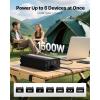 VEVOR 1000W Pure Sine Wave Inverter, DC 12V to AC 120V Power Inverter with 2 AC Outlets 1 USB Port 1 Type-C Port, Remote Control for Small Home Devices Like Smartphone Laptop, CE FCC Certified(1500W)