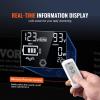 VEVOR 1000W Pure Sine Wave Inverter, DC 12V to AC 120V Power Inverter with 2 AC Outlets 1 USB Port 1 Type-C Port, Remote Control for Small Home Devices Like Smartphone Laptop, CE FCC Certified(2000W)