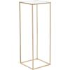 VEVOR 10PCS 31.5inch High Wedding Flower Stand, With Acrylic Laminate,Metal Vase Column Geometric Centerpiece Stands, Gold Rectangular Floral Display Rack for Events Reception, Party Decoration