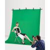 VEVOR 10ft x10ft Pipe and Drape Kit, Heavy Duty Backdrop Stand with Carbon Steel Base, Adjustable Backdrop Support with 2 Clamps and A Carry Bag for Wedding, Party, Event, Photography and Exhibition(5 x 6.5 ft)