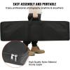 VEVOR 10ft x10ft Pipe and Drape Kit, Heavy Duty Backdrop Stand with Carbon Steel Base, Adjustable Backdrop Support with 2 Clamps and A Carry Bag for Wedding, Party, Event, Photography and Exhibition(10 x 10 ft)