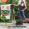VEVOR 115 Volt Shallow Well Jet Pump, 1 HP, 17.6 GPM Heavy-duty Cast Iron Irrigation Water Pump, 164 ft Max Head, 20-40 PSI, IPX4 Waterproof, for Garden Lawn & Field Irrigation High-Rise Water Supply(3/4HP SUS304)
