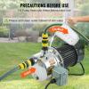 VEVOR 115 Volt Shallow Well Jet Pump, 1 HP, 17.6 GPM Heavy-duty Cast Iron Irrigation Water Pump, 164 ft Max Head, 20-40 PSI, IPX4 Waterproof, for Garden Lawn & Field Irrigation High-Rise Water Supply(3/4HP SUS304)
