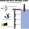 VEVOR 11.5 x 9.6 ft Heavy Duty Backdrop Stand, Height Adjustable Photography Backdrop Stand, Background Support System with 6 Clamps and A Carry Bag, for Party, Wedding, Display, Photo(10 x 12 Ft)