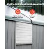 VEVOR 12” Shutter Exhaust Fan, High-speed 1000 CFM, Aluminum Wall Mount Attic Fan with AC-motor, Ventilation and Cooling for Greenhouses, Garages, Sheds, Shops, FCC(36 Inch)