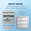 VEVOR 12” Shutter Exhaust Fan, High-speed 1000 CFM, Aluminum Wall Mount Attic Fan with AC-motor, Ventilation and Cooling for Greenhouses, Garages, Sheds, Shops, FCC(10 Inch)