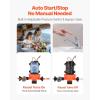 VEVOR 12V Diaphragm Pump, 1.8 GPM (6.81 L/min), 3-Chamber 12 Volt DC Water Pump with Automatic Pressure Switch 40-100 PSI Adjustable, 60 PSI, 1/2” MNPT Port, for RV Yacht Food Truck Camper Marine(12V  3-Chamber  4.0GPM  40PSI)