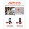 VEVOR 12V Diaphragm Pump, 1.8 GPM (6.81 L/min), 3-Chamber 12 Volt DC Water Pump with Automatic Pressure Switch 40-100 PSI Adjustable, 60 PSI, 1/2” MNPT Port, for RV Yacht Food Truck Camper Marine(12V  4-Chamber  5.0GPM  70PSI)