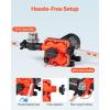 VEVOR 12V Diaphragm Pump, 1.8 GPM (6.81 L/min), 3-Chamber 12 Volt DC Water Pump with Automatic Pressure Switch 40-100 PSI Adjustable, 60 PSI, 1/2” MNPT Port, for RV Yacht Food Truck Camper Marine(12V  4-Chamber  5.0GPM  70PSI)