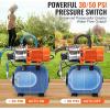 VEVOR 1HP Shallow Well Pump Portable, 1380 GPH Garden Jet Pump with Automatic Controller, 145 ft Head Stainless Steel Sprinkler Booster Pumps, for Garden Lawn Irrigation System, Water Transfer(1.6 HP with Tank)