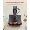 VEVOR 2 in 1 Heat Press Machine for T Shirts and Hats, 15×15 Inch Professional Swing Away Digital Tshirt Press Machine for Sublimation, Vinyl, Heat Transfer Projects(15×15-Black)