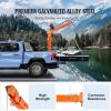 VEVOR 2200 lbs Electric Pickup Truck Crane with Electric Winch 6000 lbs 12V, Folding Truck-Mounted Bed Crane, Steel Pickup Truck Jib Crane Hoist 360° Swivel for Lifting Goods in Construction, Factory(2200 lbs with Electric Winch 6000 lbs)